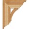 Ekena Millwork Thorton Traditional Rough Sawn Bracket w/ Offset Brace, Western Red Cedar, 8"W x 18"D x 22"H BKT0806X18X22THR01RWR - alternate 2